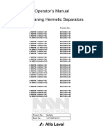 Alfa Laval MRPX 614 HGV 14C Separator Operators Manual