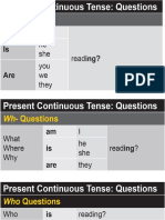 Presente Continous English PDF