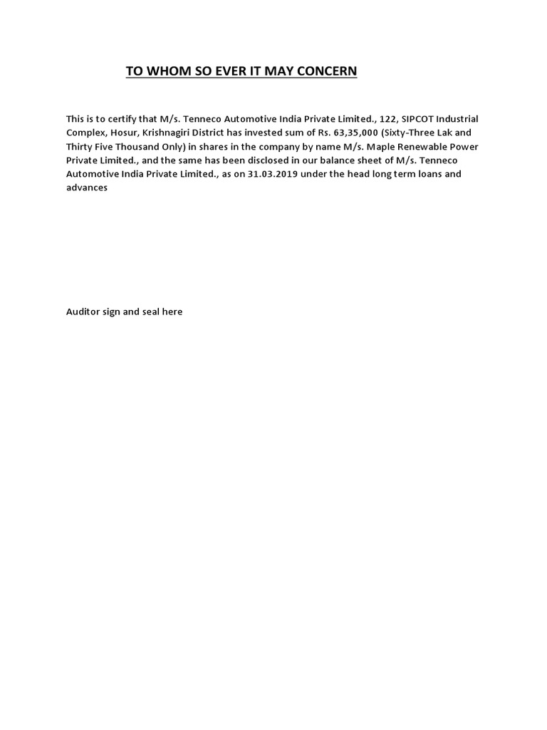 Ca Certificate Format Draft-1 | PDF