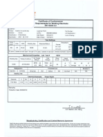 Certificate of Conformance (HOA THINH - IV#TT-191008F)