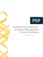 Diabetic Foot Infections: Antibiotic Management Clinical Guideline