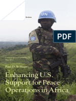 Enhancing U.S. Support For Peace Operations in Africa: Paul D. Williams