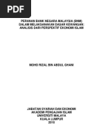 Peranan Bank Negara Malaysia (BNM) Dalam Melaksanakan Dasar Kewangan-Analisis Dari Perspektif Eko PDF