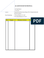 Lembar Asistensi Revisi Proposal