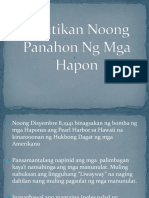 Panitikan Noong Panahon NG Mga Hapon