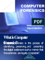 Computer Forensics: Ghousia Begum