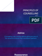 Primciples of Counselling
