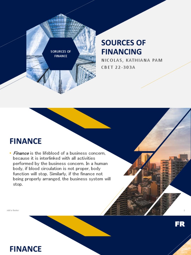 Sources of Business Finance Explained | PDF | Financial Capital ...