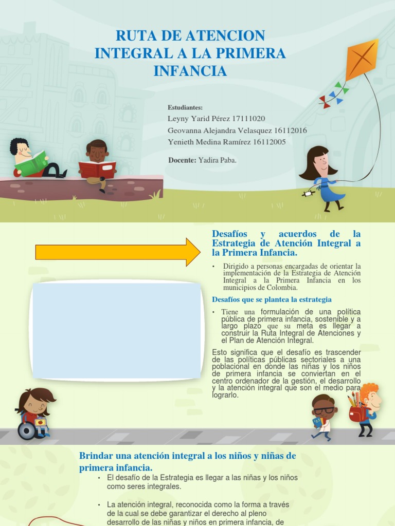 Ruta Integral de Atención a la Primera Infancia | PDF | Comisión ...