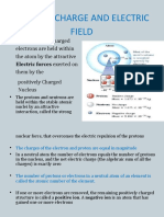 Electric Charge and Electric Field