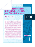 Principles of Dialysis: Diffusion, Convection, and Dialysis Machines