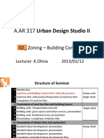 A.AR 317 Urban Design Studio II: 02 - Zoning - Building Control