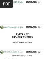 Lecture 1 - Measurements