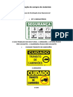 Relação de Compra de Materiais