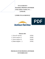 Format Tugas Khusus PKPA Apotek