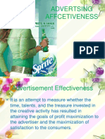 Advertsing Affcetiveness