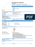 Sodium Carbonate, Anhydrous: Safety Data Sheet