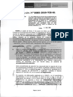 Resolucion N°085-2019-Tce-S1 Detalle de Precios Unitarios PDF