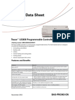 Product Data Sheet: Tracer UC600 Programmable Controller