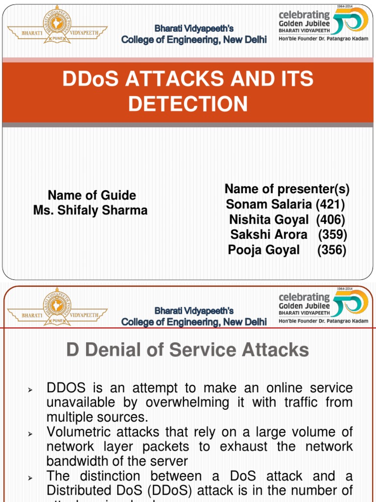 DDoS Attack Detection in SDN Networks | PDF | Denial Of Service Attack ...