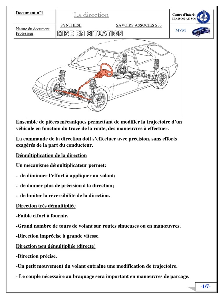 Systèmes de direction automobile expliqués | PDF | Moteurs | Pompe