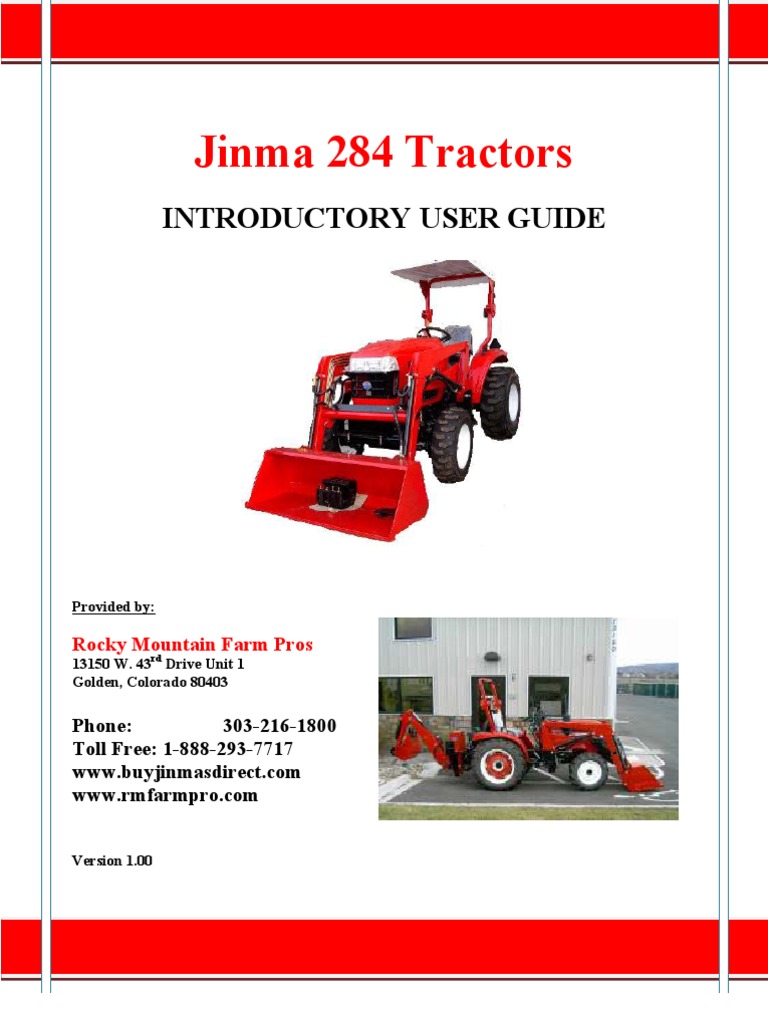 Jinma chipper owners manual parts