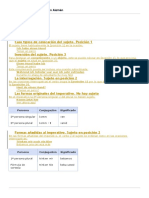 La Estructura de La Oración en Alemán. Aspectos Sintacticos.