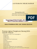 Pengelolaan Barang Milik Daerah: Tim Aset Dinas Pendidikan Prov. Kep. Bangka Belitung