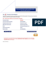 HDFC Bank Credit Card PDF