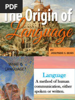 Language Theories