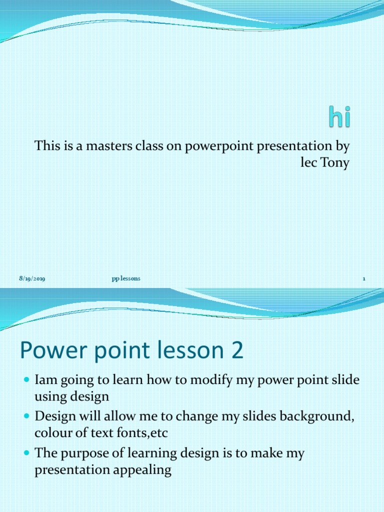 Powerpoint Practical 1 | PDF