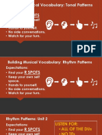 Building Musical Vocabulary: Tonal and Rhythm Patterns