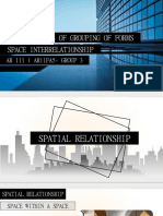 Groupings of Forms and Spatial Relationships