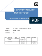 HSE K3L Report Monthly Maret TJM