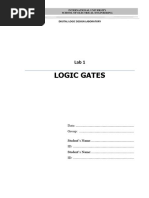 DLD Lab 1 - Logic Gates