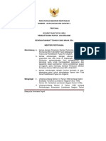 Permentan No. 43 Th. 2011 TTG Syarat Dan Tata Cara Pendaftaran Pupuk An-Organik