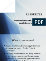 Classification of Resources