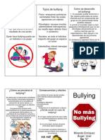 Tipos, efectos y prevención del bullying