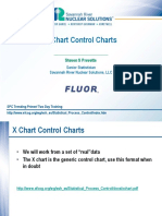 X Chart Control Charts: Steven S Prevette