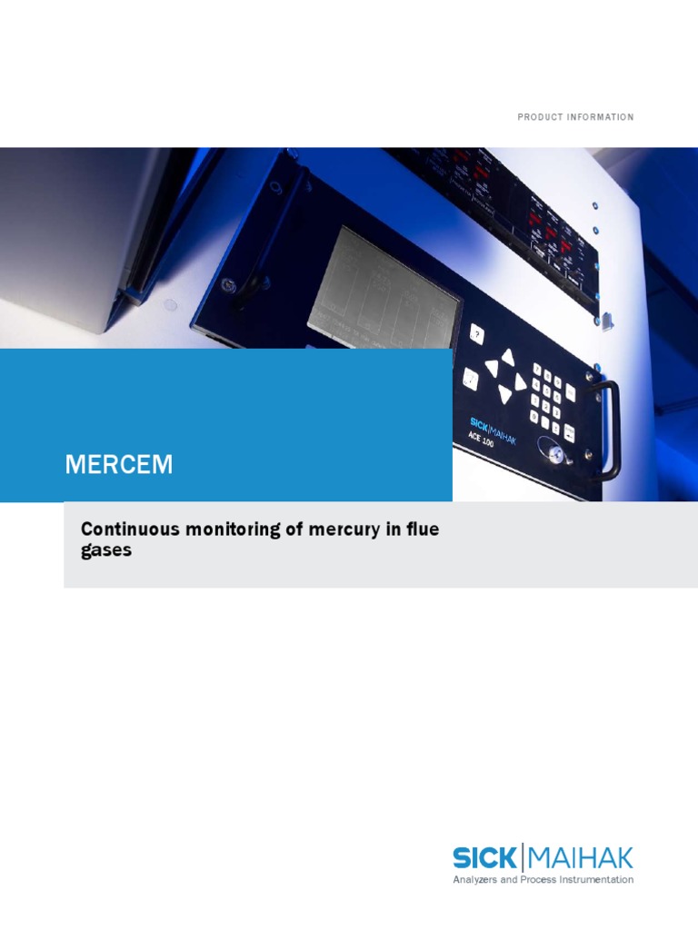 Mercury Analyzer For Continuous Monitoring in Flue Gas | PDF | Mercury ...