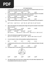 Download SAT Sample Questions by Trishjones12 SN4349914 doc pdf