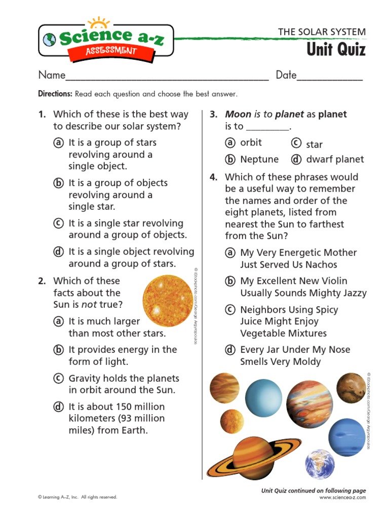 14 Printable Space Worksheets - Free PDF at worksheeto.com, image size:768x1024
