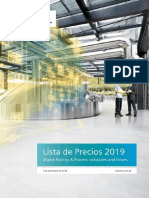 Lista de Precios Siemens DFPD 2019