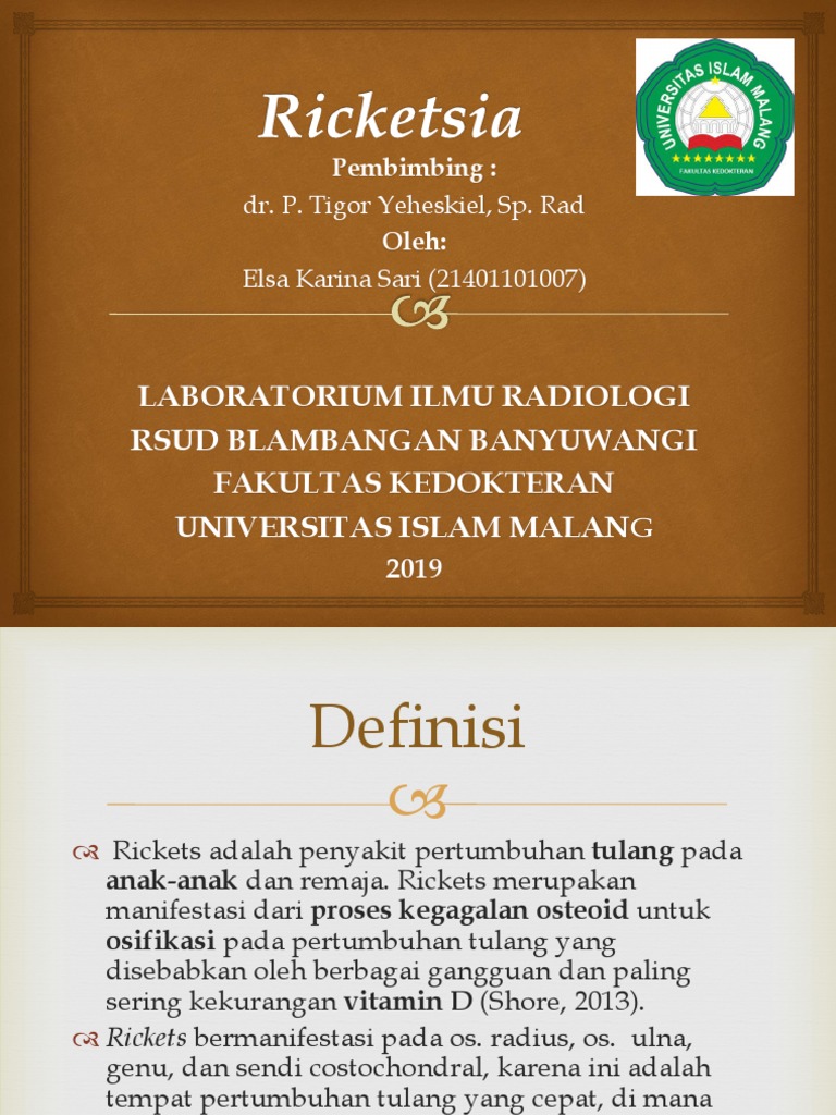 Gambaran Radiologi Penyakit Rickets | PDF | Sains & Matematika