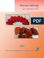 Project Report On King Chilli Processing Unit