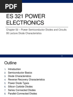 Es 321 Power Electronics: - Power Semiconductor Diodes and Circuits 06 Lecture Diode Characteristics