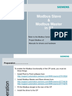 Modbus Slave & Modbus Master in S7