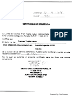 certificado domicilio