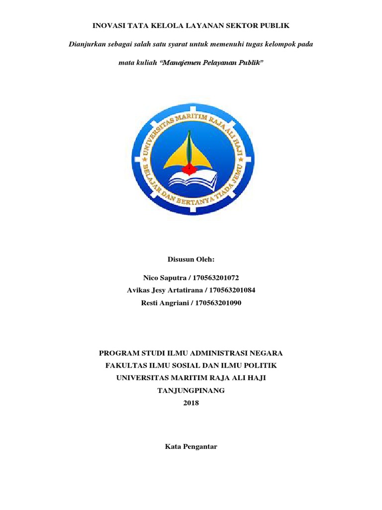 Inovasi dalam Tata Kelola Publik | PDF | Karier & Perkembangan