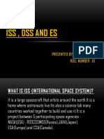 Topic:: Iss, Dss and Es
